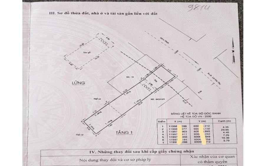 Bán nhà mặt tiền Lê Đức Thọ P. 15 Quận Gò Vấp, nở hậu, giá giảm còn 8.x tỷ